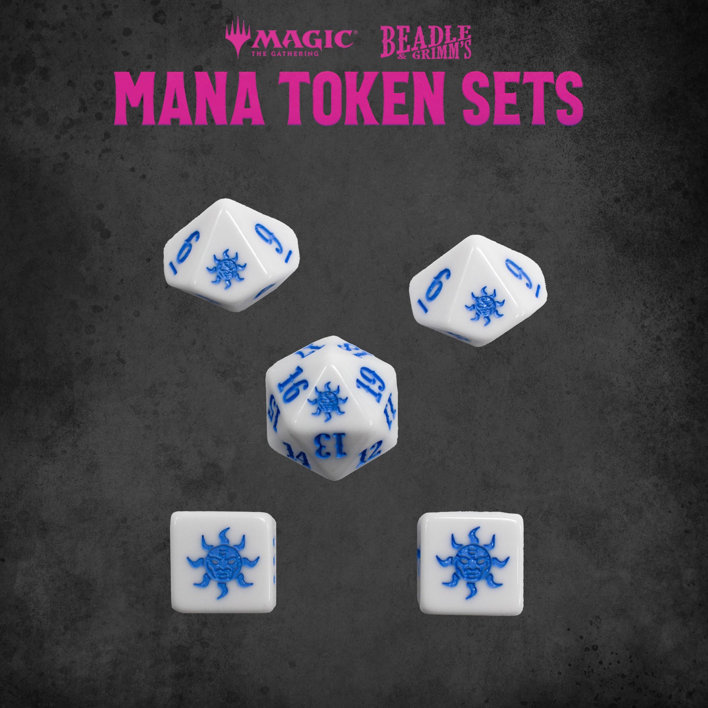 Beadle & Grimm's Magic the Gathering Mana Token Set - White