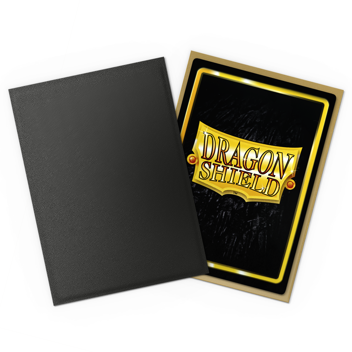 Dragon Shield -  Dual Matte Black & Gold 100 Count Standard Sleeves