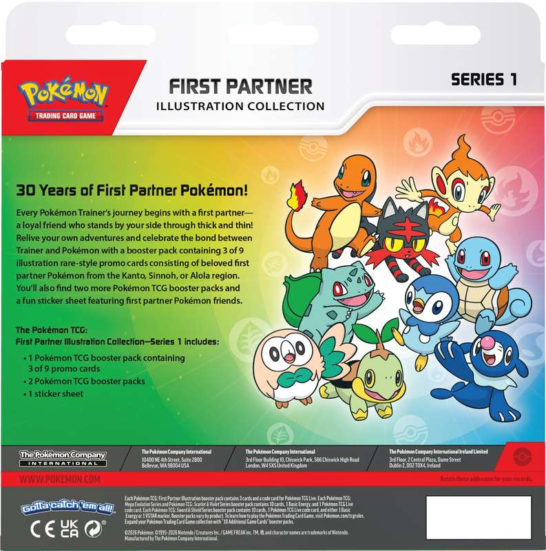 Pokémon TCG: First Partner Illustration Collection Series 1 [Pre-Order]