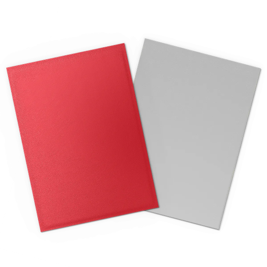 Dragon Shield - Crimson & Silver - Dual Matte Sleeves 100ct
