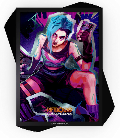 Riftbound - League of Legends - TCG Origins Art Sleeves - Jinx 100ct