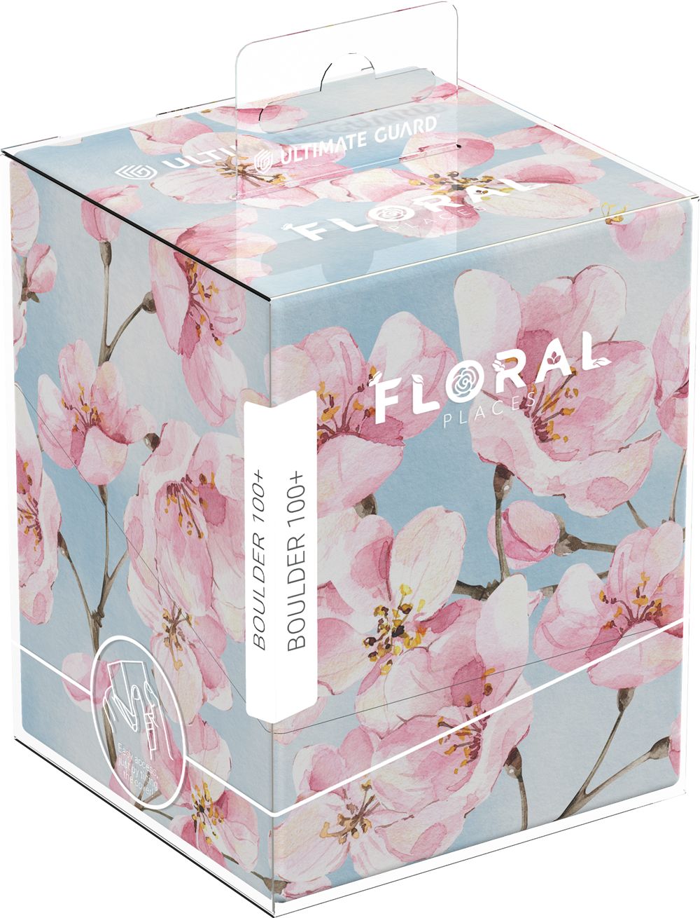 Ultimate Guard Deck Case Boulder 100+ Cherry Blossom