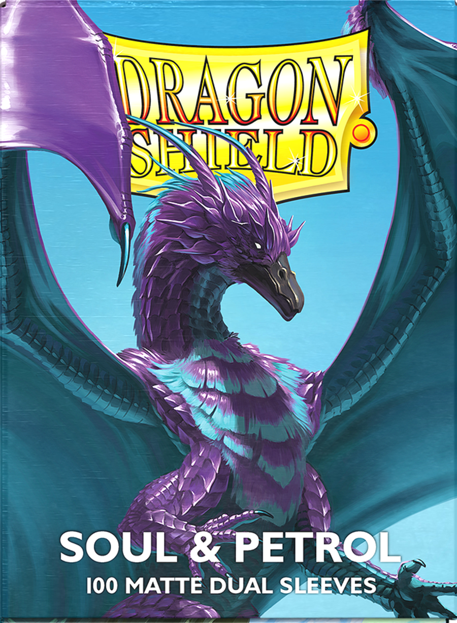 Dragon Shield -  Dual Matte Soul & Petrol 100 Count Standard Sleeve