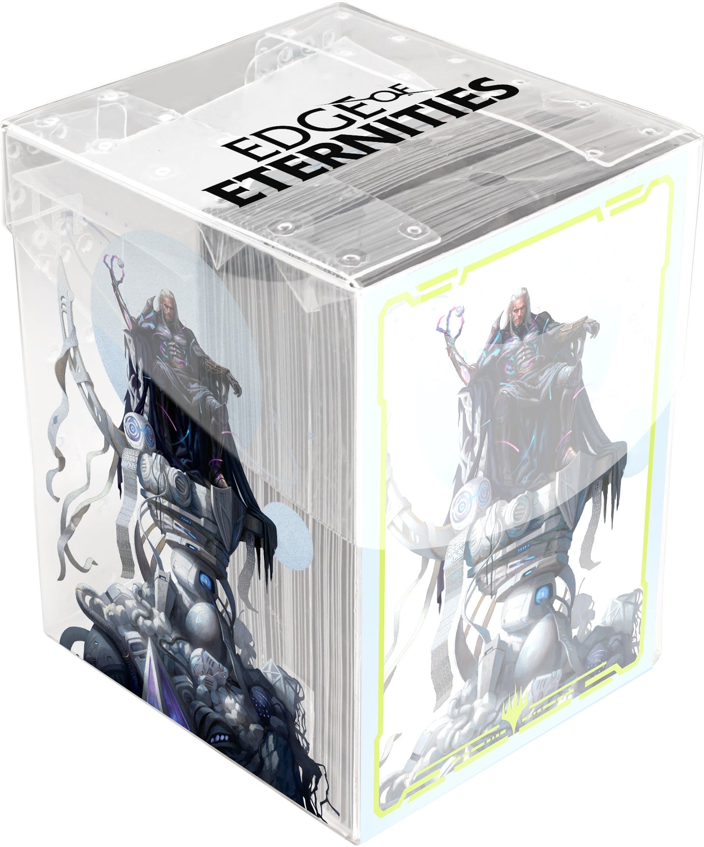 100+ Deck Protector + Sleeves In Clear Box Edge Of Eternities Char PW