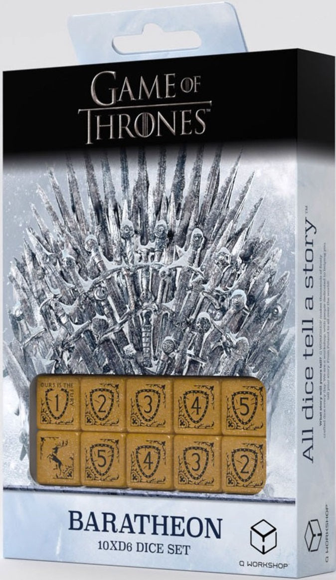 Game of Thrones: Baratheon 10 X D6 Dice Set