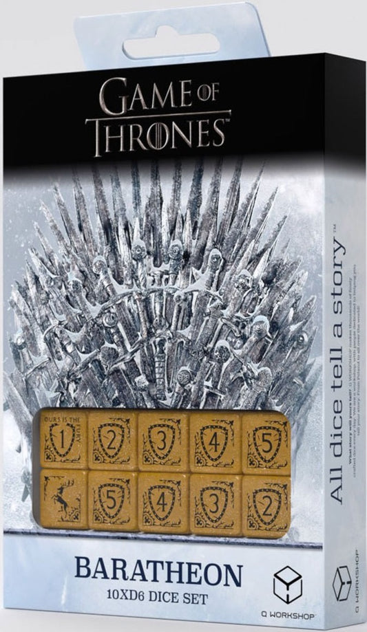 Game of Thrones: Baratheon 10 X D6 Dice Set