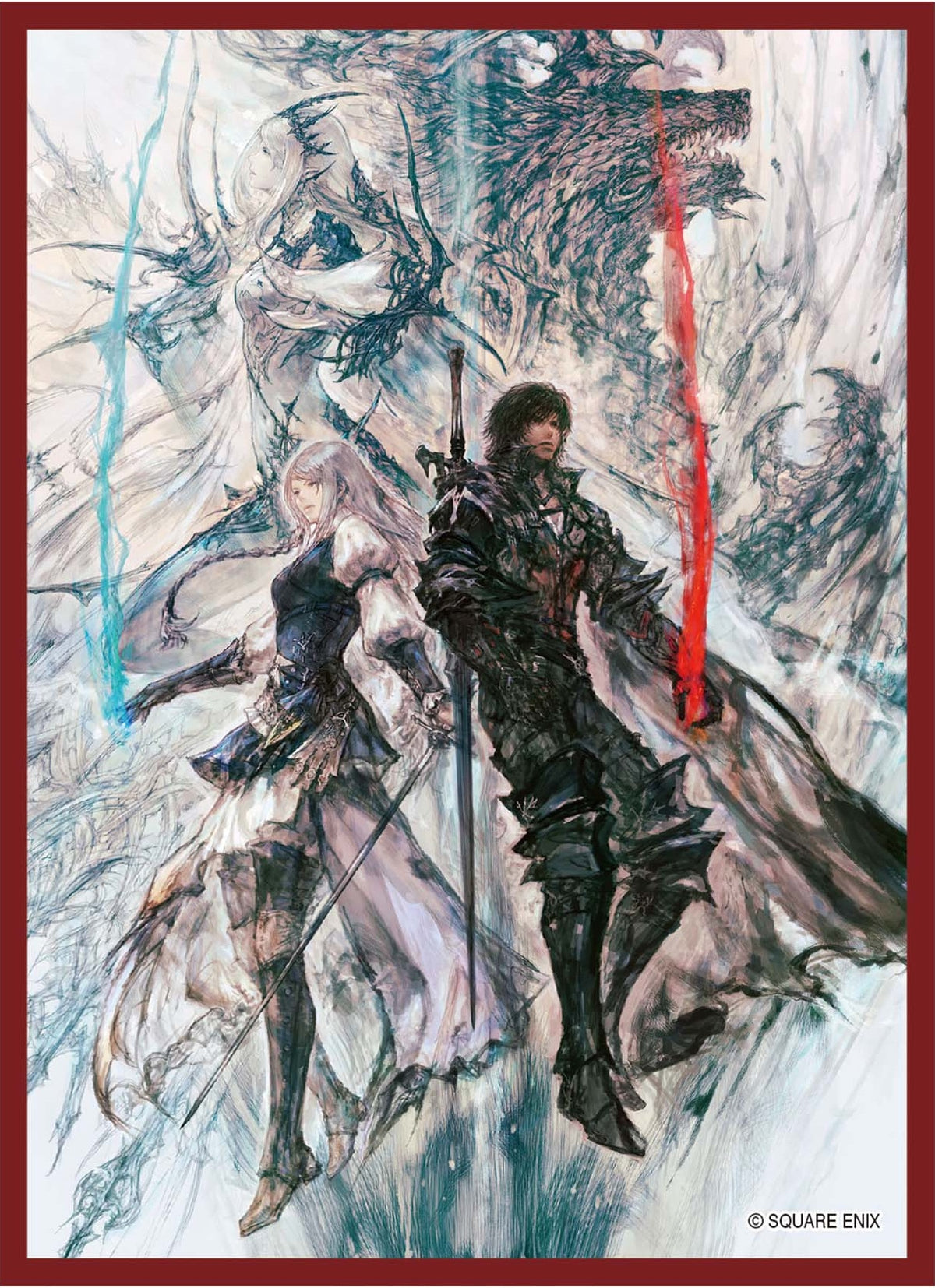 Final Fantasy Card Sleeves Series 3 Fiery Heart Icy Resolve 100Ct (Ffcss-25) product image