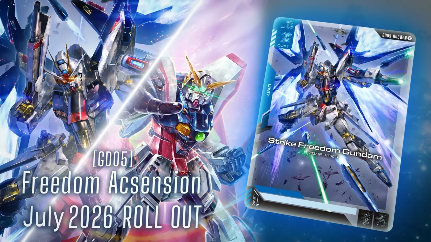 Gundam Cg: GD-05 Freedom Ascension Booster Box {Pre-Order}