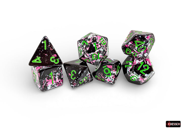 Brush 7-Die Set Polyhedral Paintball/Green