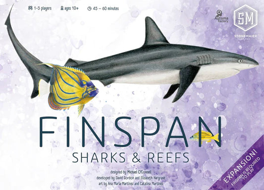 Finspan: Sharks & Reefs Board Game Expansion