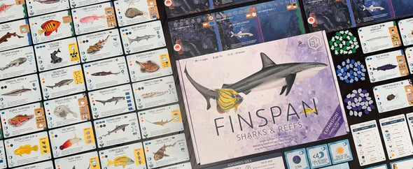 Finspan: Sharks & Reefs Board Game Expansion