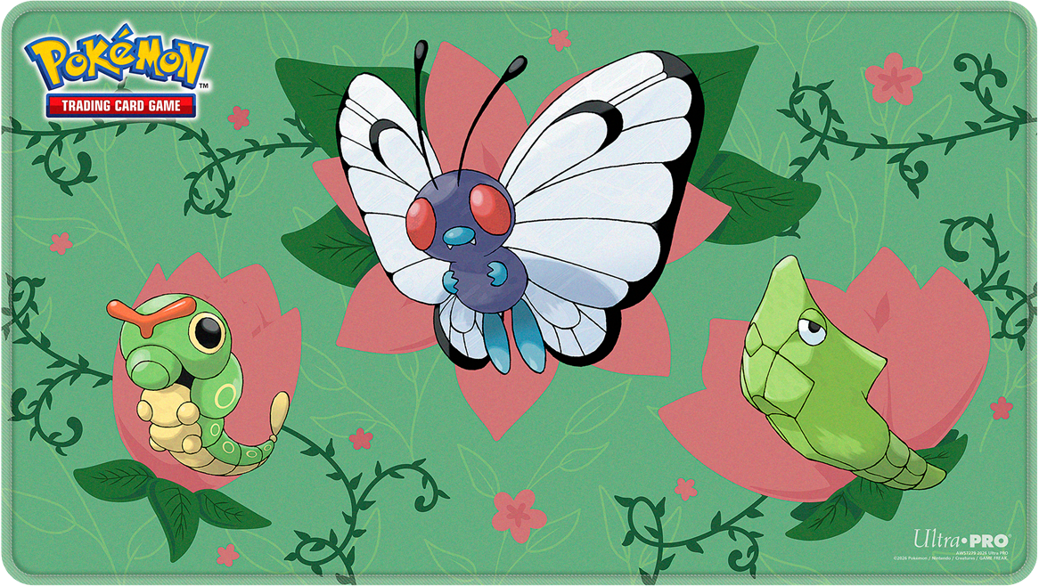 Ultra Pro - Pokémon Caterpie Evolutions Stitched Playmat  [Pre-Order]