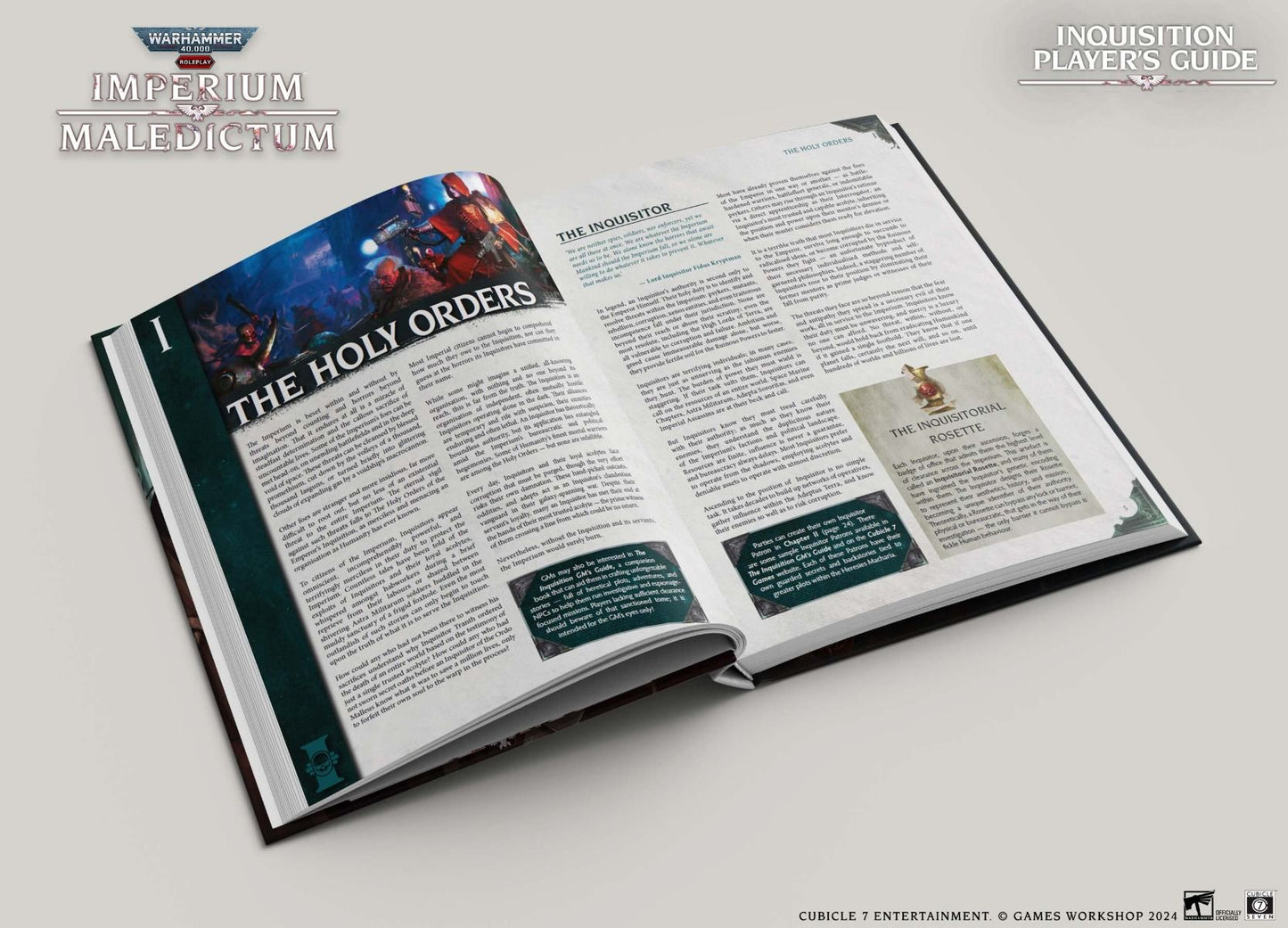 Warhammer 40k Imperial Maledictum Inquisition Core Rule Book