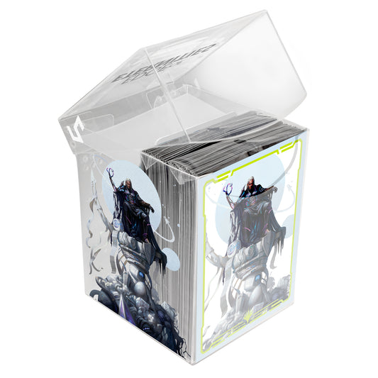 100+ Deck Protector + Sleeves In Clear Box Edge Of Eternities Char PW