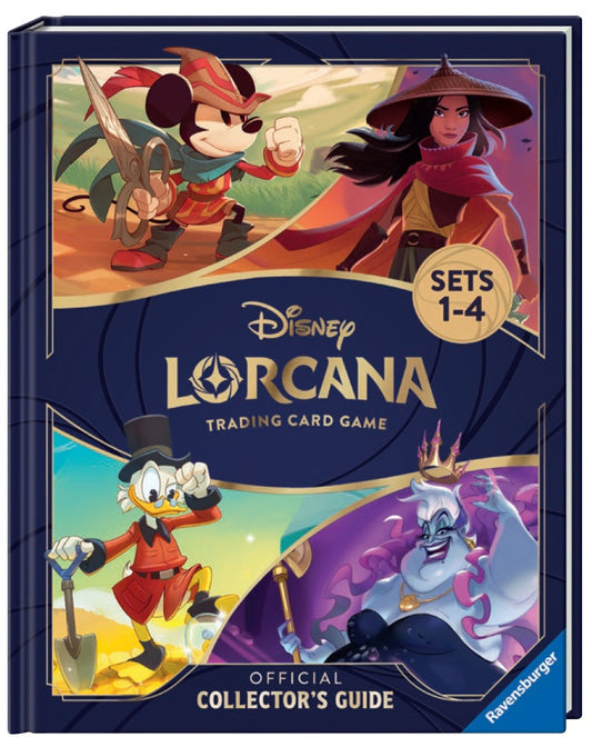 Disney Lorcana Official Collectors Guide Set 1-4