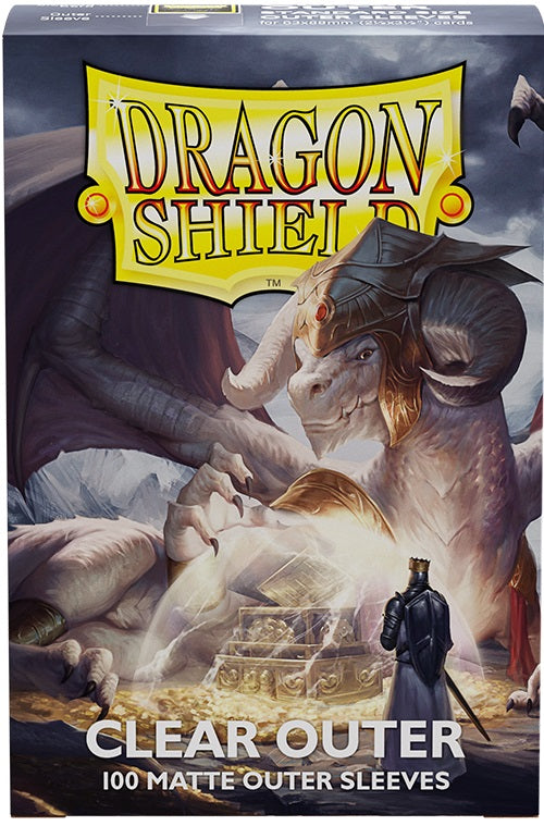 Dragon Shield Sleeves - Matte Clear Outer - 100ct
