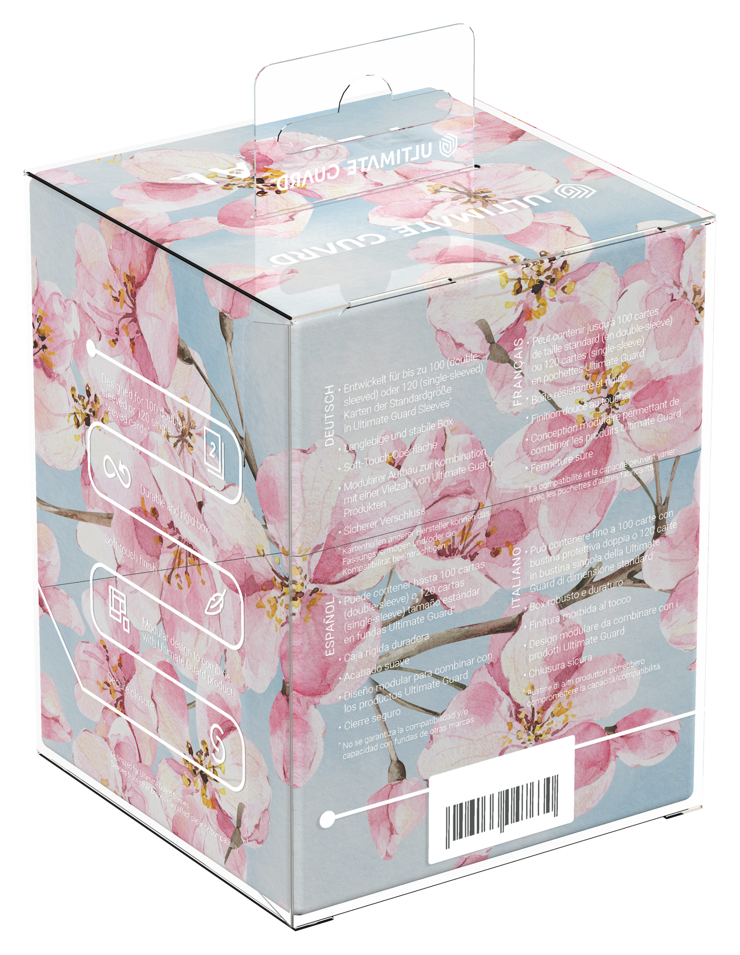 Ultimate Guard Deck Case Boulder 100+ Cherry Blossom