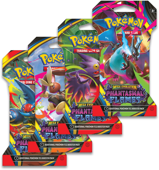 Pokémon TCG: Phantasmal Flames Sleeved Booster Pack