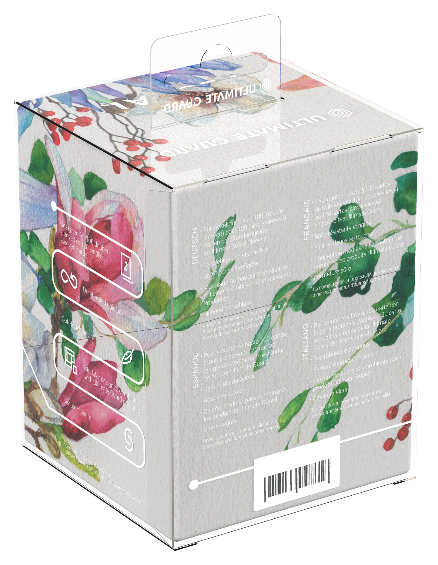 Ultimate Guard Deck Case Boulder 100+ Lotus Bloom