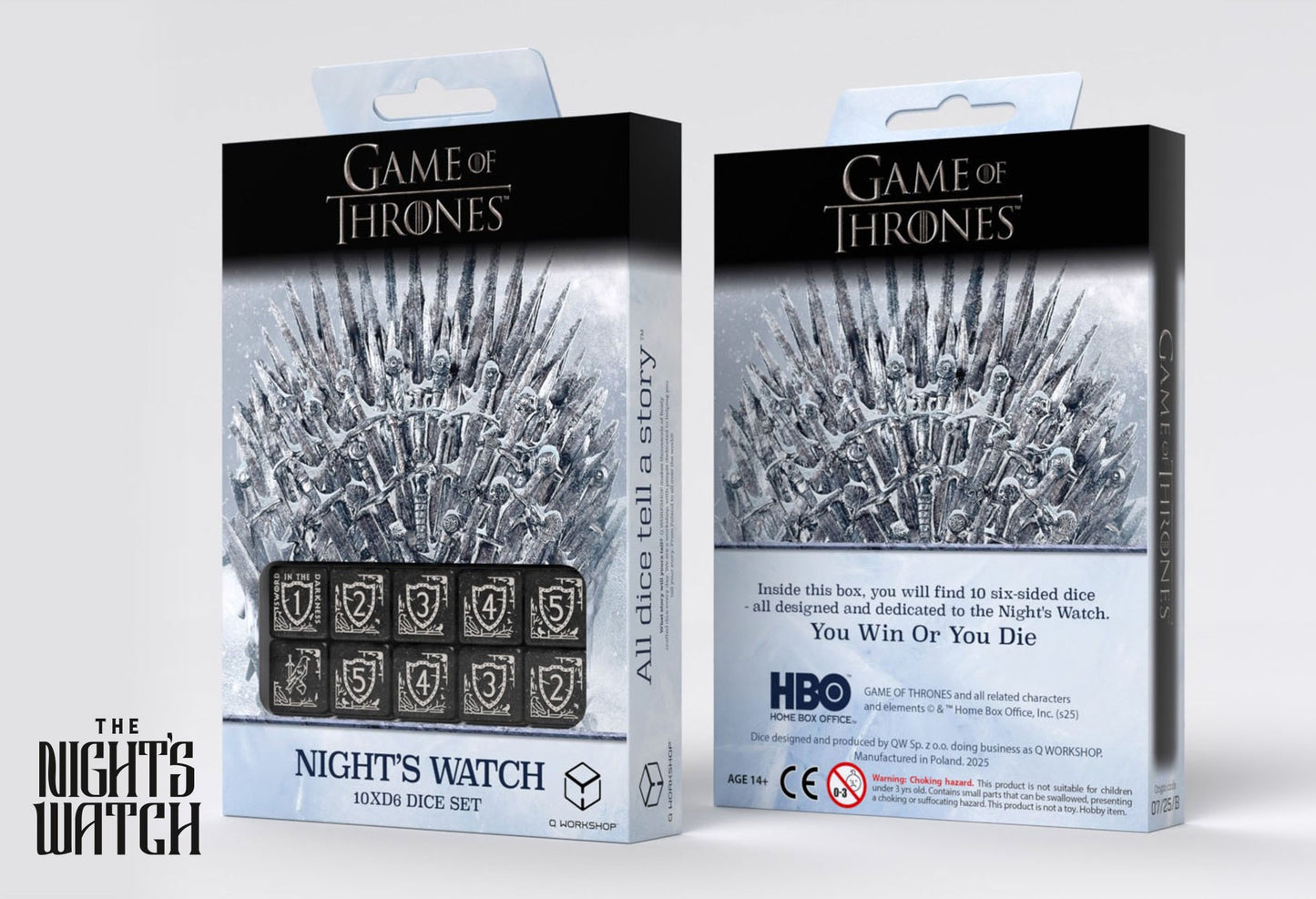 Game of Thrones: Nights Watch 10 X D6 Dice Set