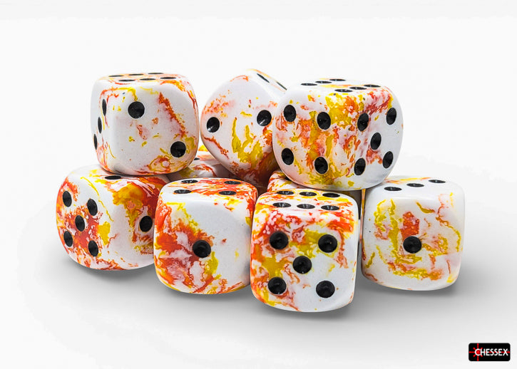 Chessex Brush 12D6 Sunrise/Black 16mm