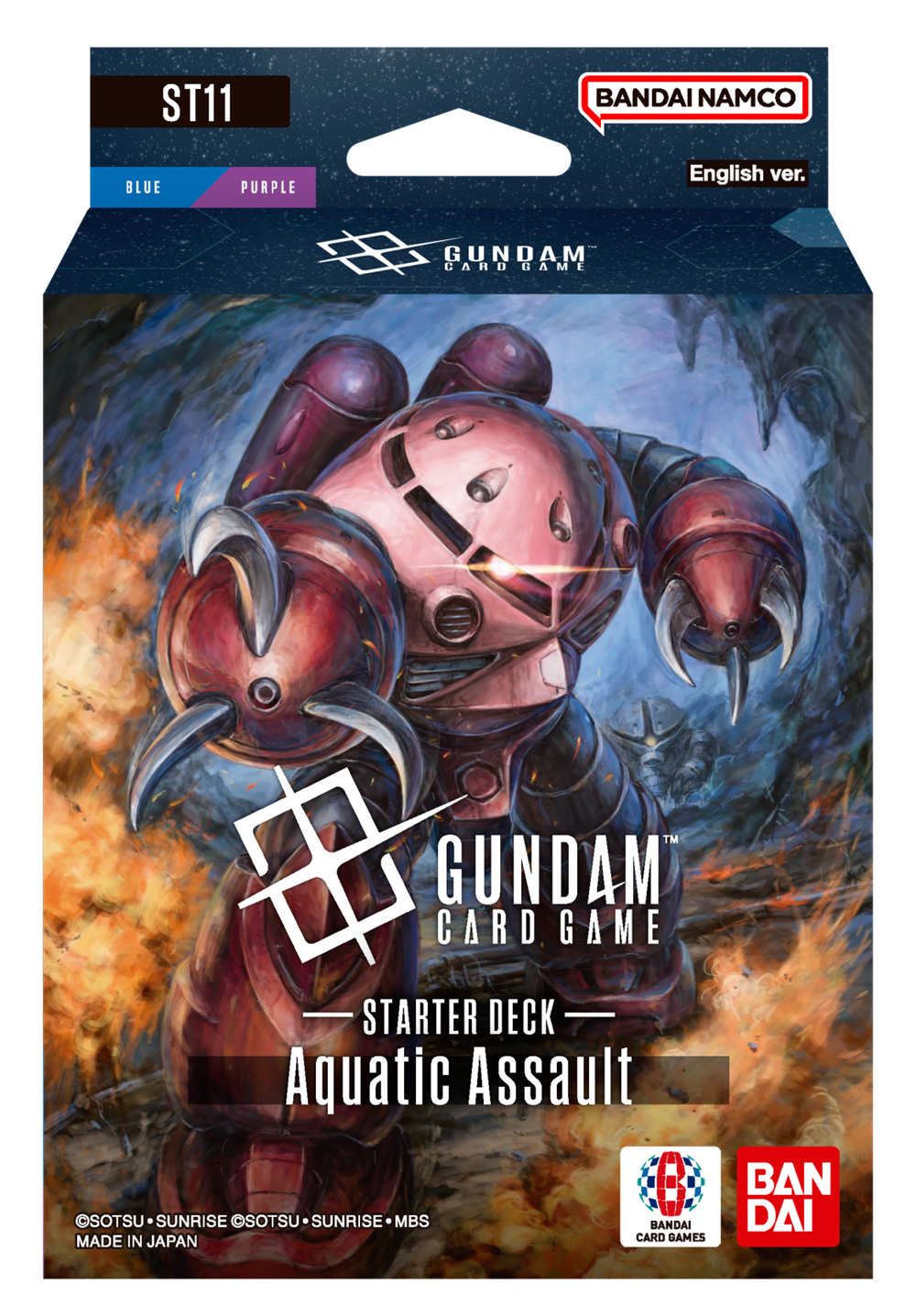 Gundam CG St-11 Aquatic Assault Starter Deck 6Ct Display (Pre-Order) product image