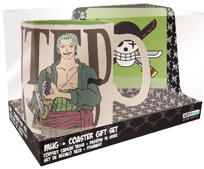 One Piece Zoro Mug and Coaster Set product image