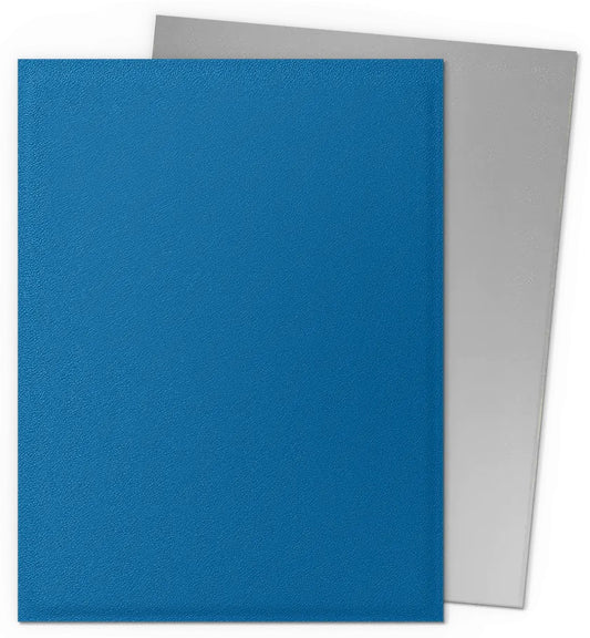 Dragon Shield Sleeve - Matte Dual Cobalt & Silver