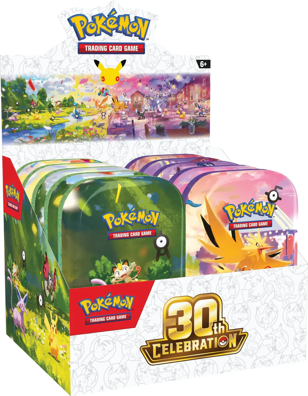 Pokémon TCG: 30th Celebration Mini Tin Display {Pre-Order)