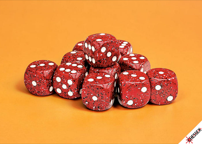 Chessex Speckled 12D6 Lava Stone 16MM