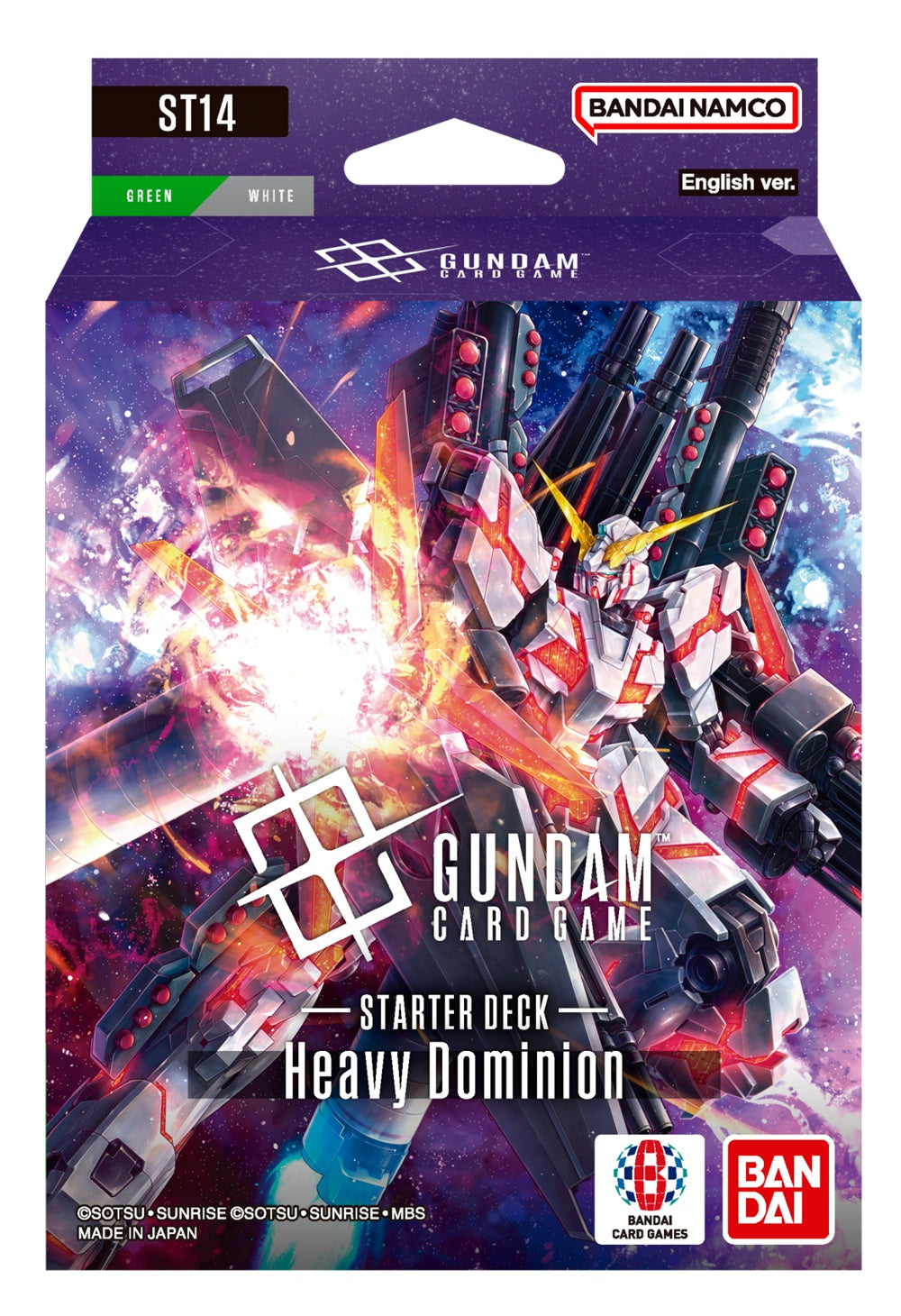 Gundam CG St-14 Heavy Dominion Starter Deck 6Ct Display (Pre-Order) product image