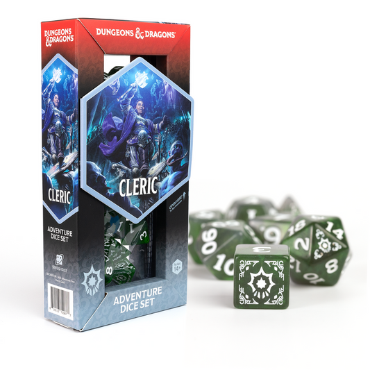 Dungeons & Dragons Adventure Dice by Sirius Dice - Cleric: [Green]