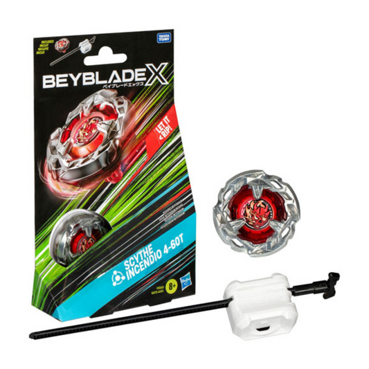 Beyblade X Starter Pack Set (Scythe Incendio 4-60T)