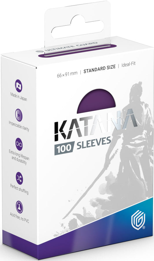 Ultimate Guard Sleeves | Katana Sleeves - Standard Size 66mm x 91mm - Iris Bloom - 100ct