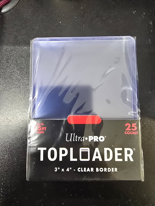 UltraPro 3" x 4" Regular Toploaders (Pack of 25)