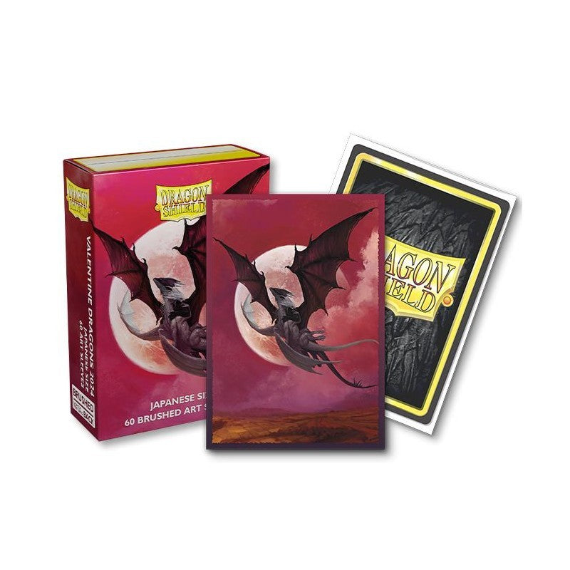 Dragon Shield - Valentines 2024 Art Sleeve (60 Count - Japanese Size)