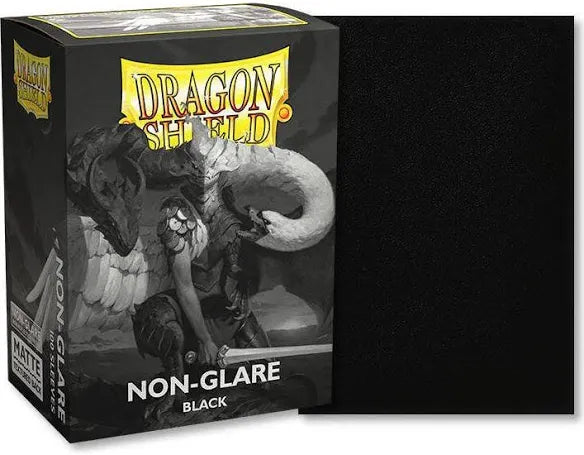 Dragon Shield Sleeves - Non-Glare Black - 100ct