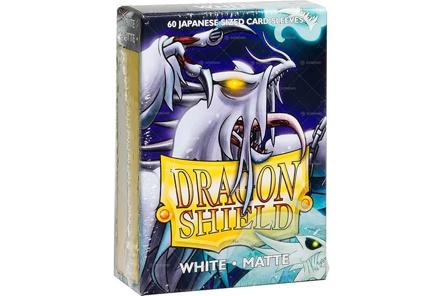Dragon Shield - White Matte Sleeve (60 Count - Japanese Size)