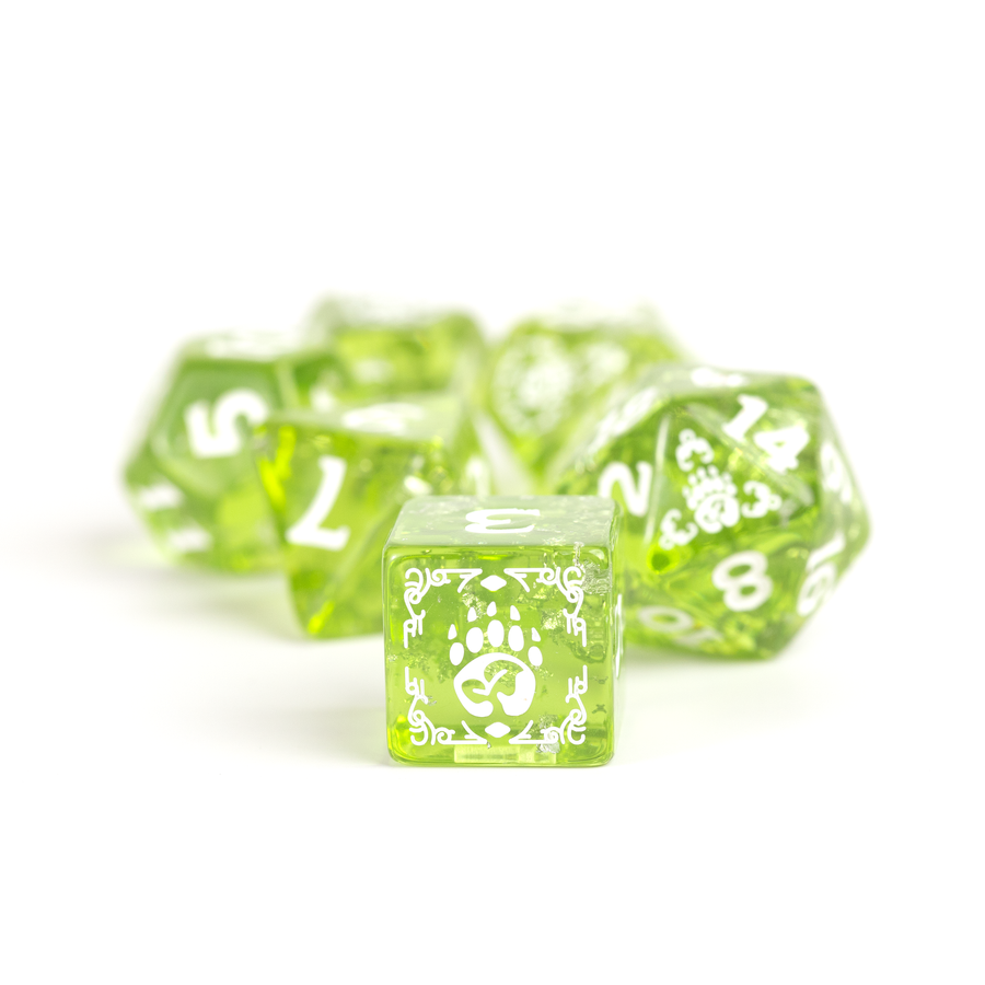 Dungeons & Dragons Adventure Dice by Sirius Dice - Druid [Green]