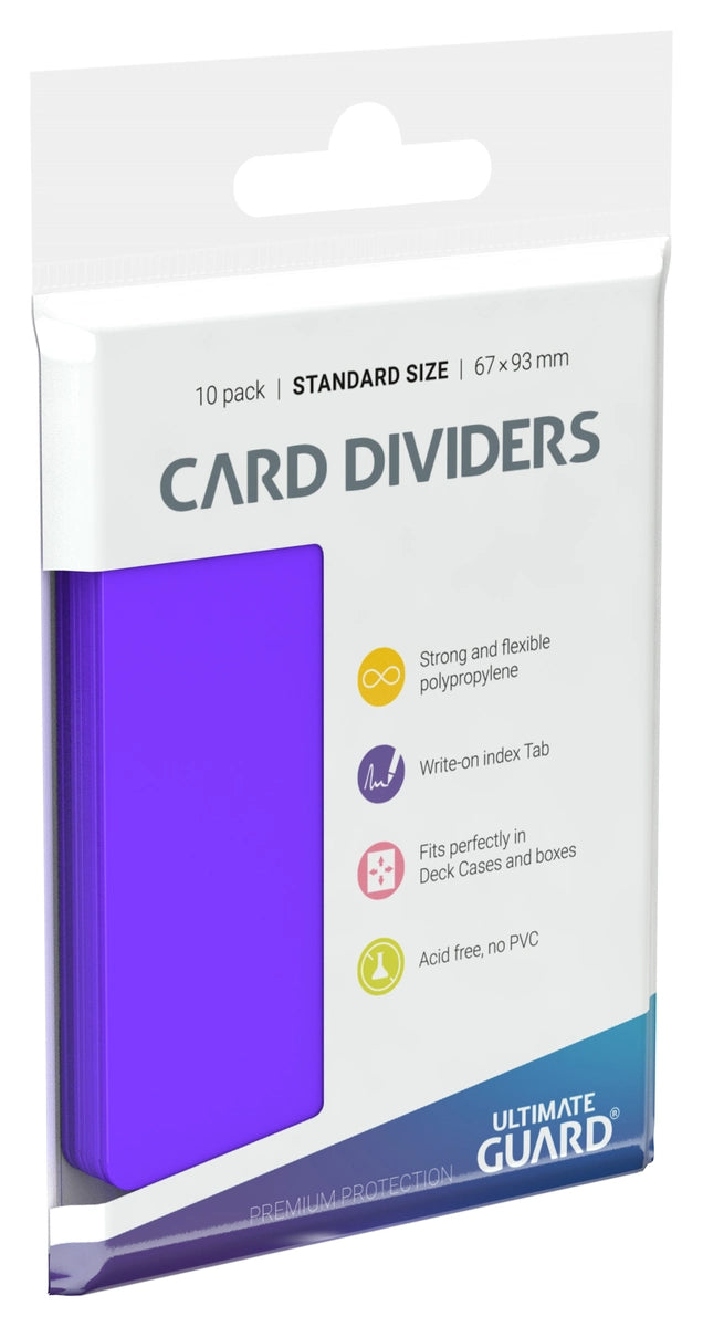 Ultimate Guard Card Dividers - Standard Size (10 pack) - Purple