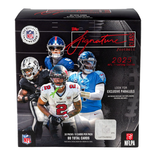 2025 Topps Football NFL Signature Class Mega Box