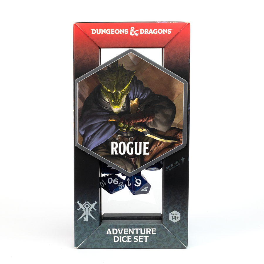 Dungeons & Dragons Adventure Dice by Sirius Dice - Rogue [Purple]