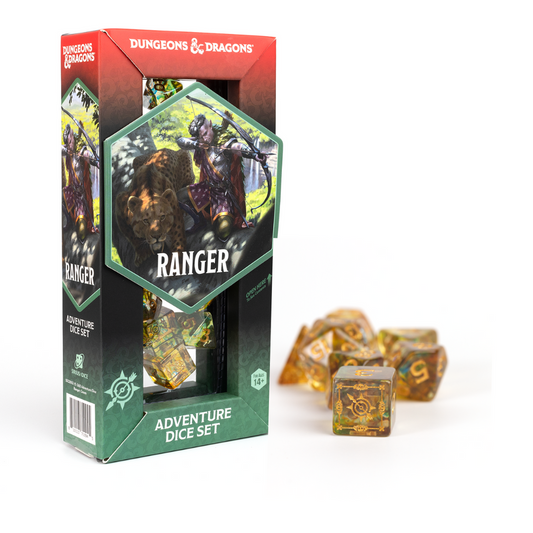 Dungeons & Dragons Adventure Dice by Sirius Dice - Ranger: [Green/Multi]