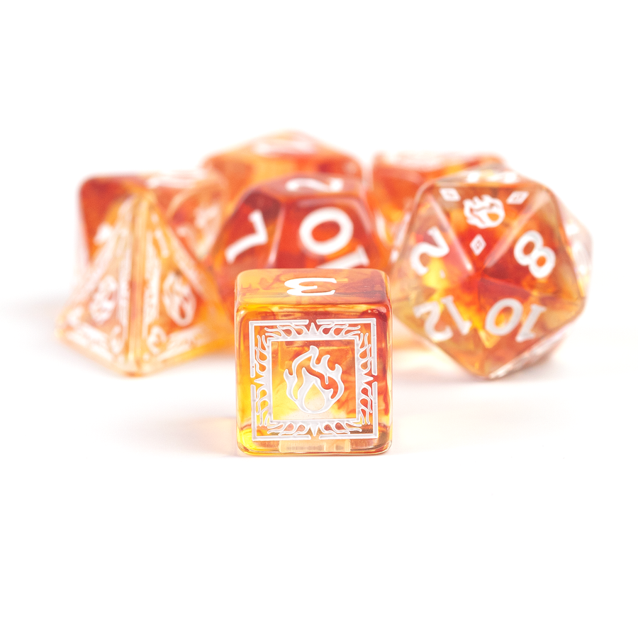 Dungeons & Dragons Adventure Dice by Sirius Dice - Sorcerer [Orange]
