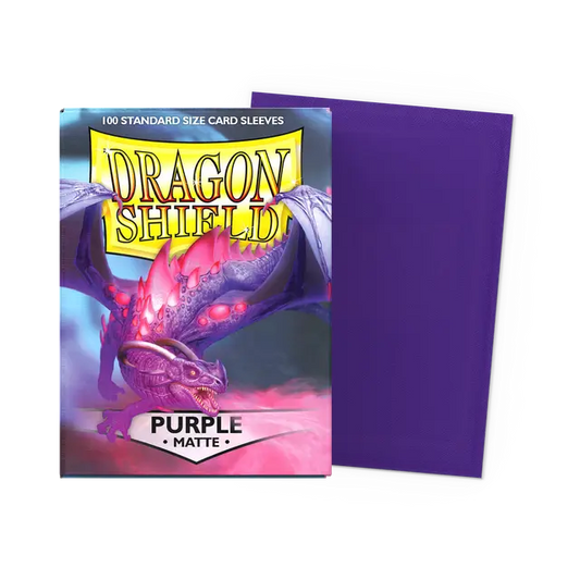 Dragon Shield - Purple - Matte Sleeves (100 Count - Standard Size)