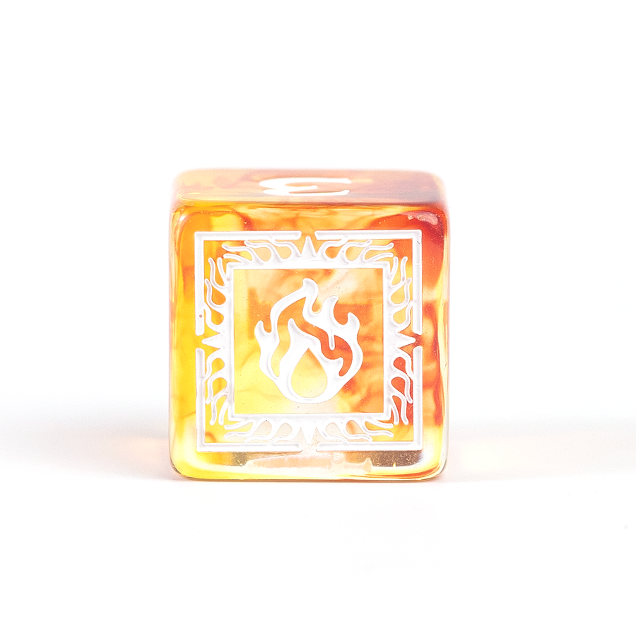 Dungeons & Dragons Adventure Dice by Sirius Dice - Sorcerer [Orange]