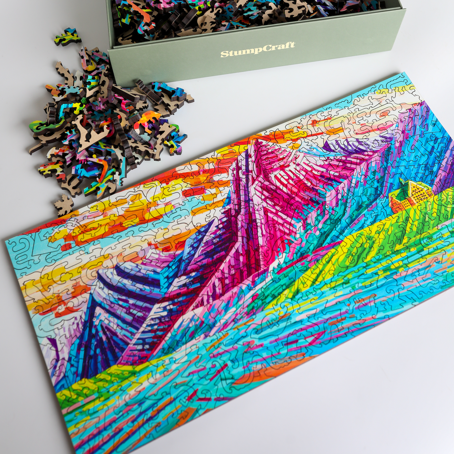 Stumpcraft | Prismatic Peaks (Waterton Lakes) by Ruolin Shi (305pcs)