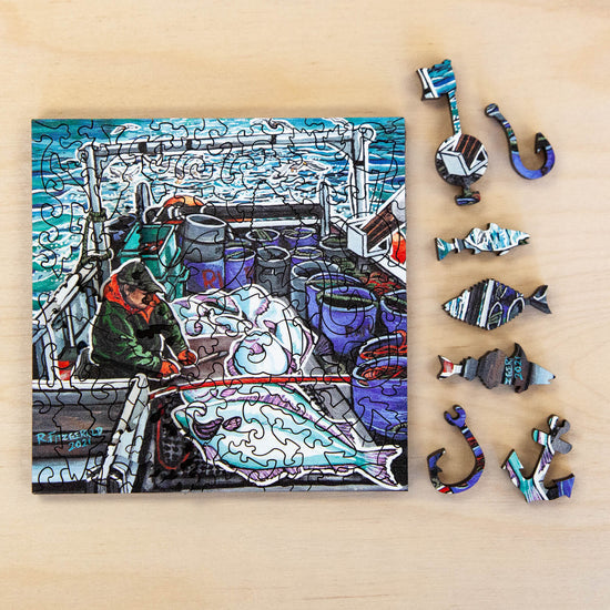Stumpcraft | Fishing for Halibut by Reilly Fitzgerald (66pcs)