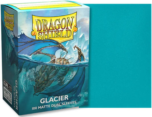 Dragon Shield - Glacier - Dual Matte Sleeves (100 Count - Standard Size)
