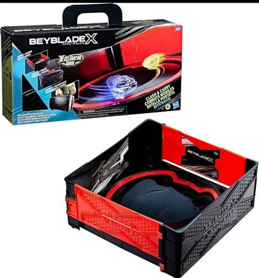 Beyblade X Clash and Carry Beystadium